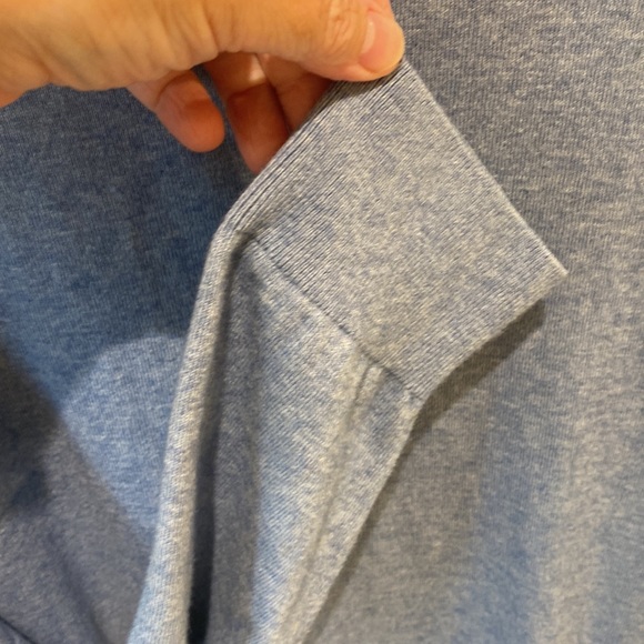 Soft Blue Banana Republic Zip Up Cashmere Blend Sweater - Size XL - Picture 4 of 6